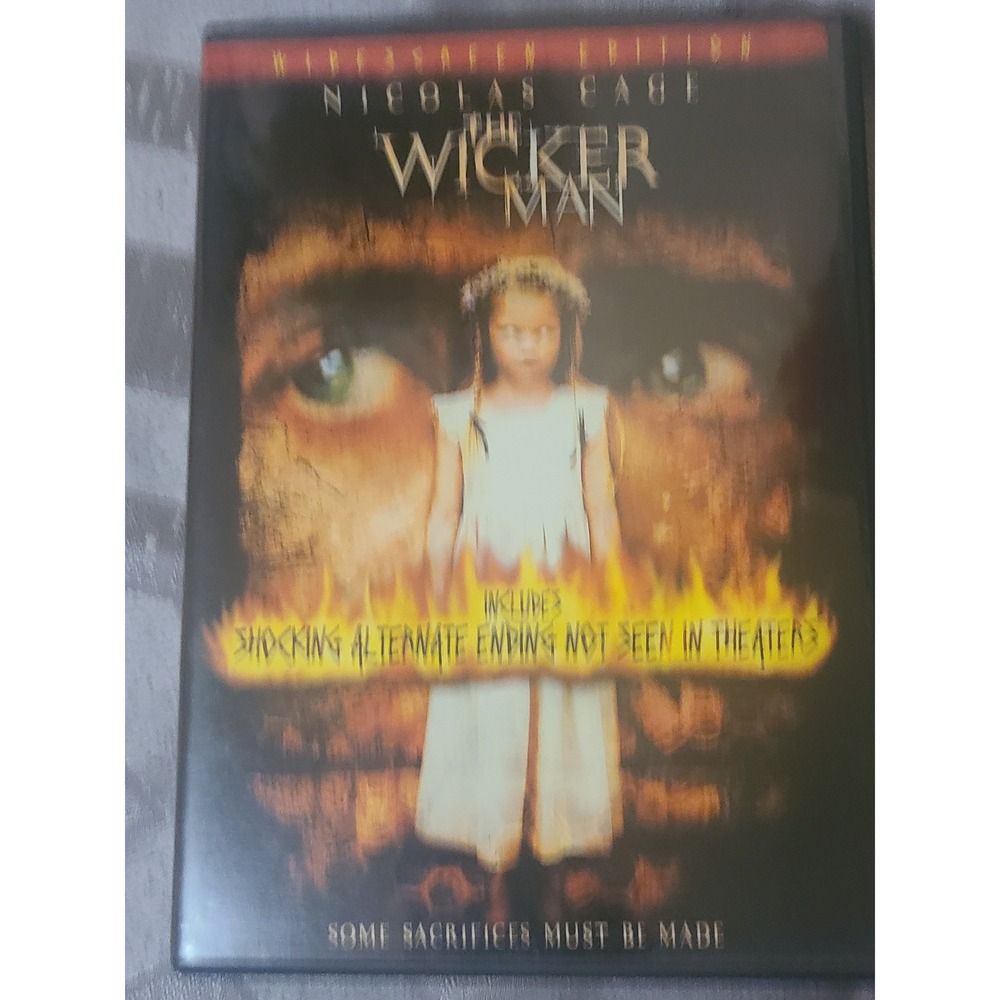 The Wicker Man DVD 2006 Nicolas Cage Widescreen Alternate Ending Horror Thriller